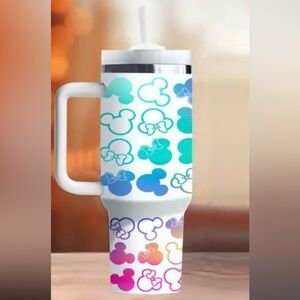💕NEW🔥40oz Insulated Stainless Steel Mickey Mouse Silhouette Mug